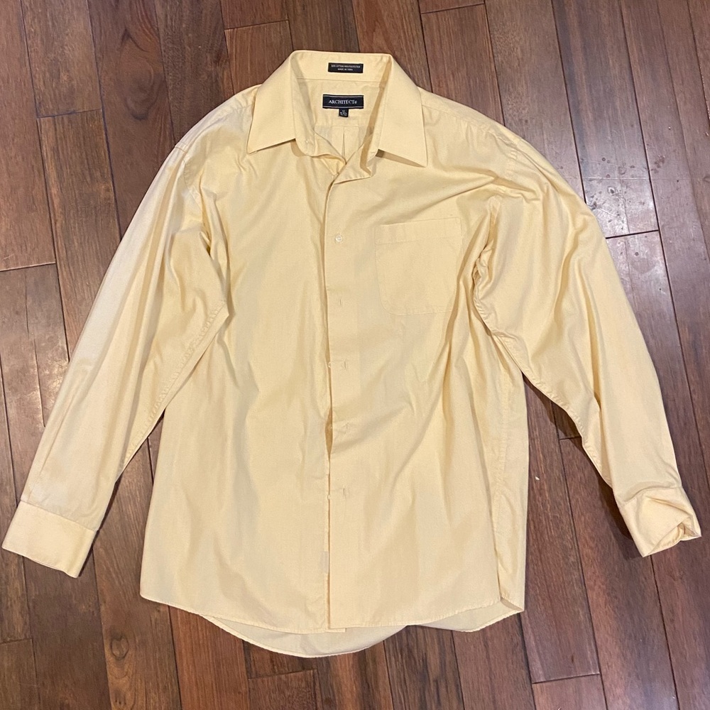 Architect Button Up Shirt | Size Medium (15-15.5, 32/33)